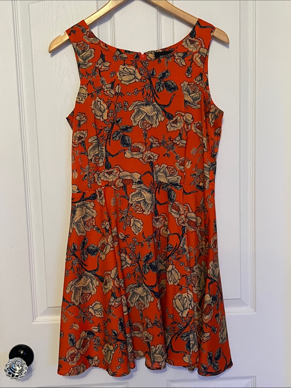Minkpink Orange Floral Mini Dress